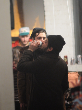 Illustration for article titled Look at these Montreal hipsters, all drinking PBR